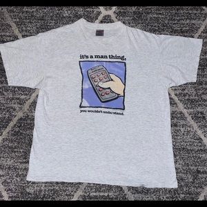 Vintage Its A Man Thing shirt xl single Stitch